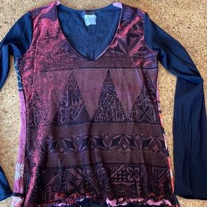 Vintage Custo Barcelona V-neck Top
